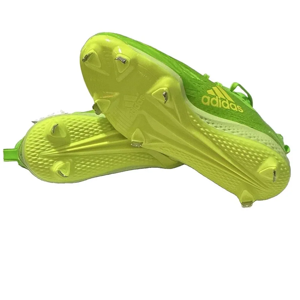 Adidas Adizero Afterburner AQ0093 Baseball Cleats Neon Green Mens 9 NWOB
